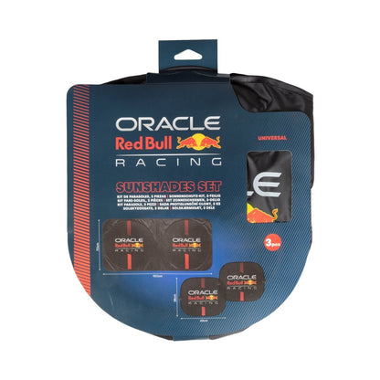 PACK PARE-SOLEIL AVANT + LATERAUX (X2) NOIR ORACLE RED BULL RACING