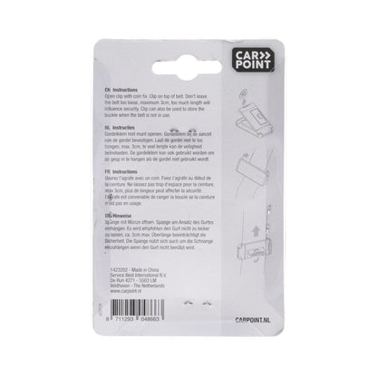 CLIP DE CEINTURE NOIR 2PCS