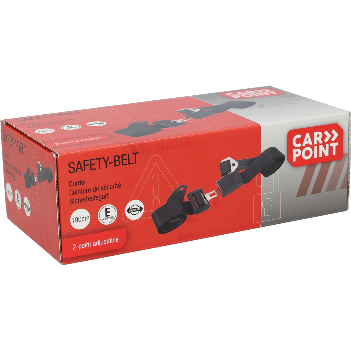 CEINTURE DE SECURITE 2 POINTS REGLABLE DEUX COTES