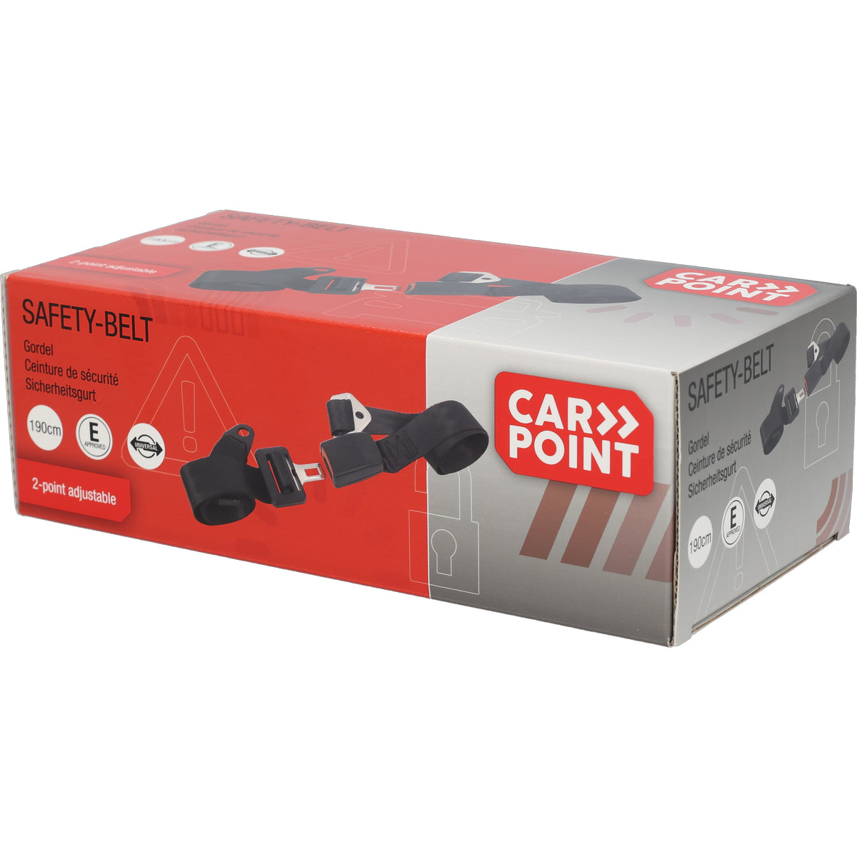 CEINTURE DE SECURITE 2 POINTS REGLABLE DEUX COTES