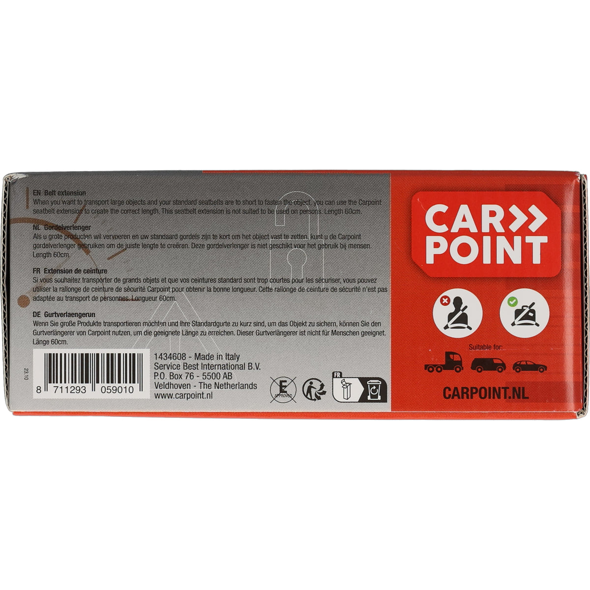 EXTENSION DE CEINTURE 60CM CARPOINT