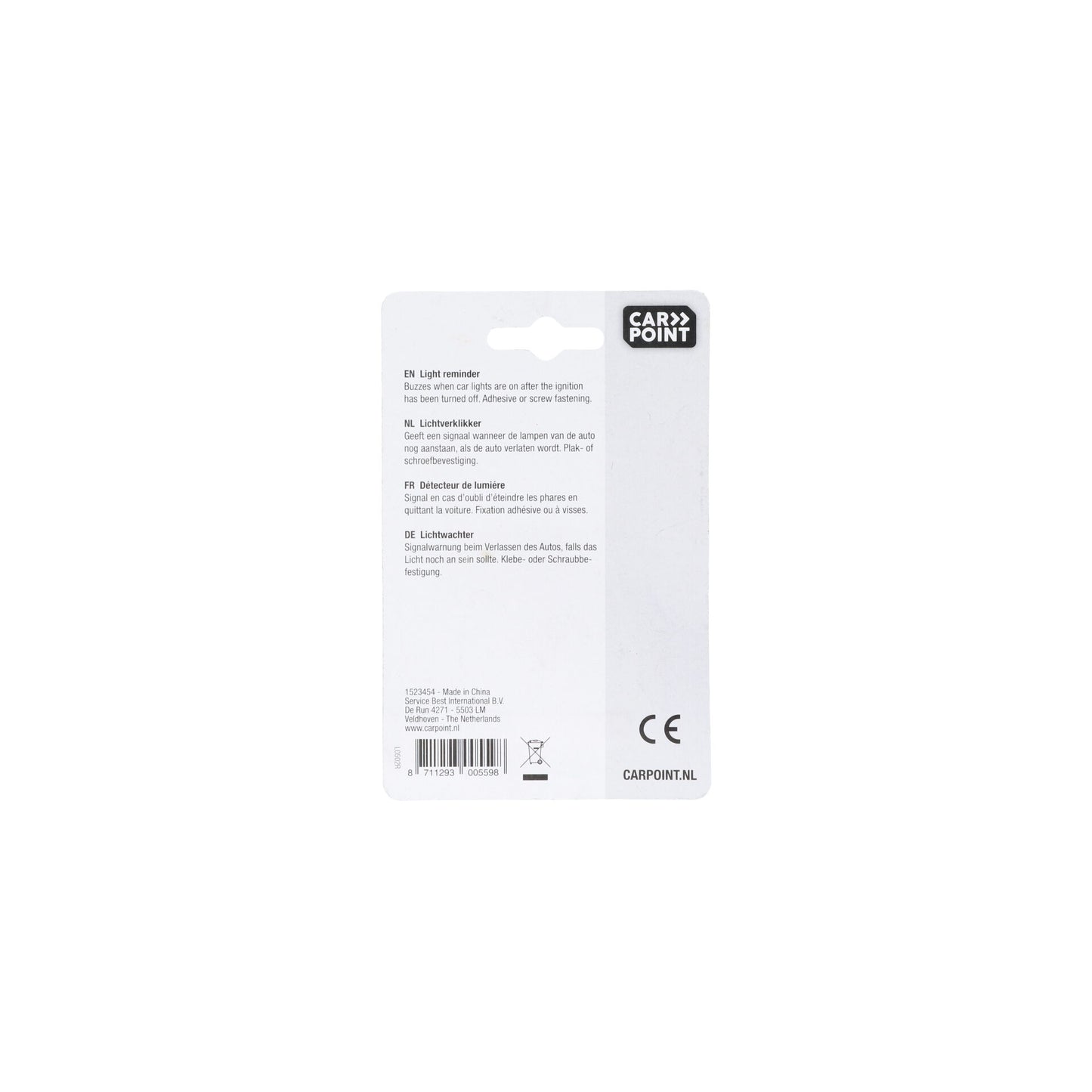 AVERTISSEUR SONORE D'OUBLI DE FEUX 6/12V