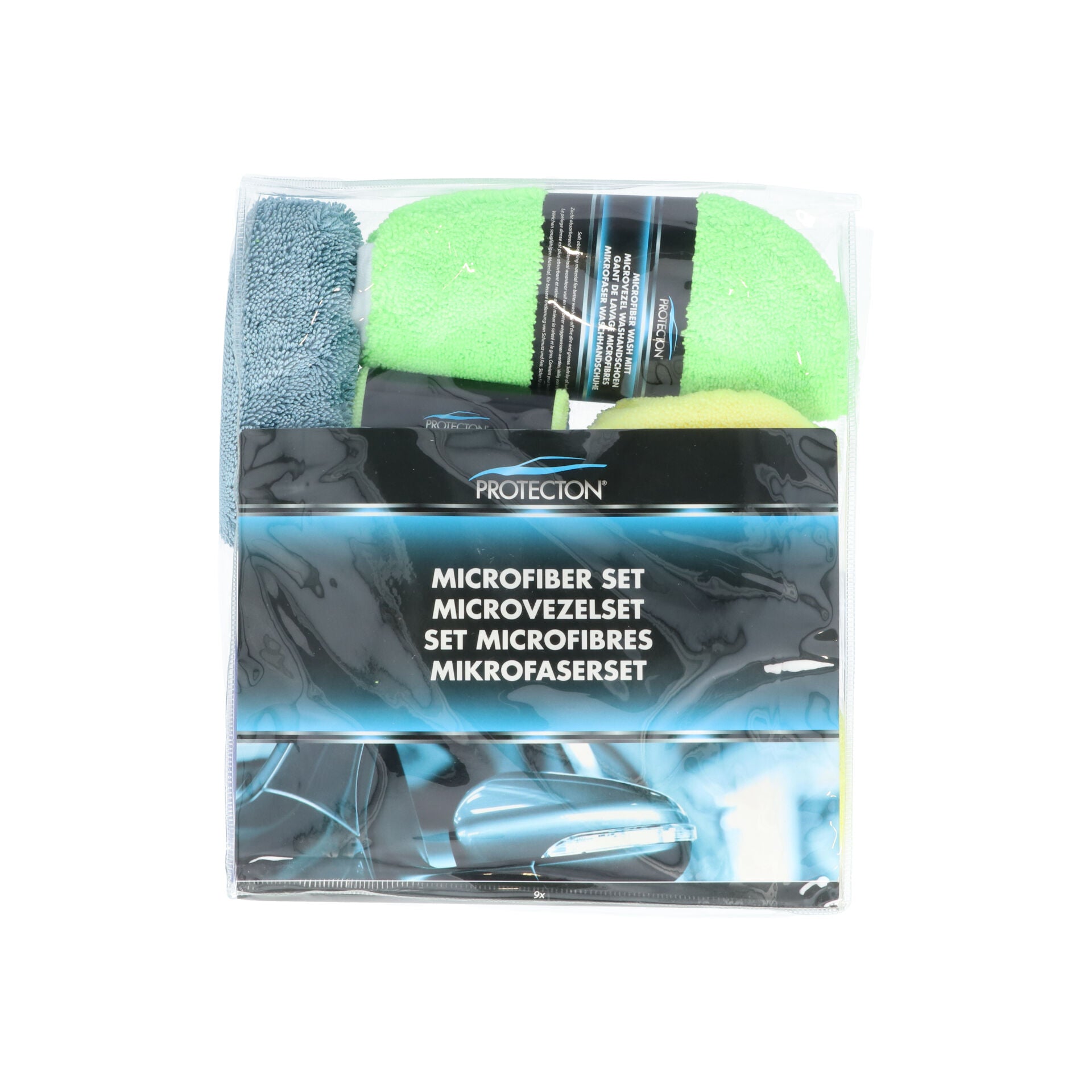 SET MICROFIBRE 9PCS PROTECTON