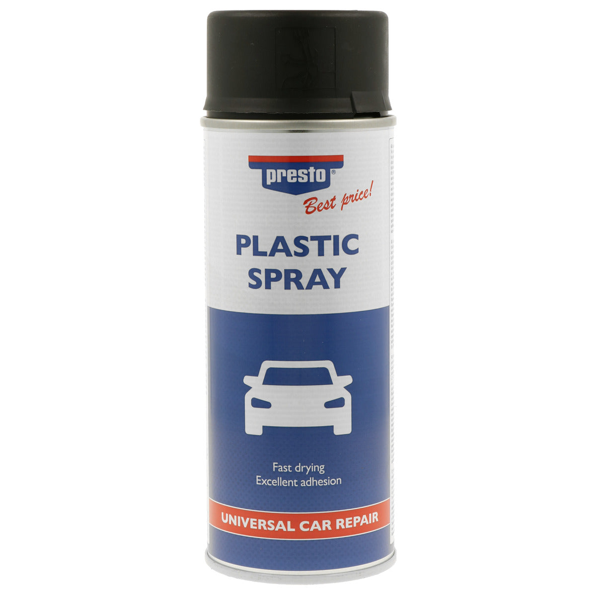 PEINTURE PLASTIC NOIR MAT BEST PRICE 400ML PRESTO