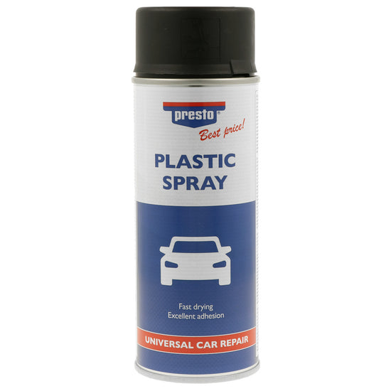 PEINTURE PLASTIC NOIR MAT BEST PRICE 400ML PRESTO