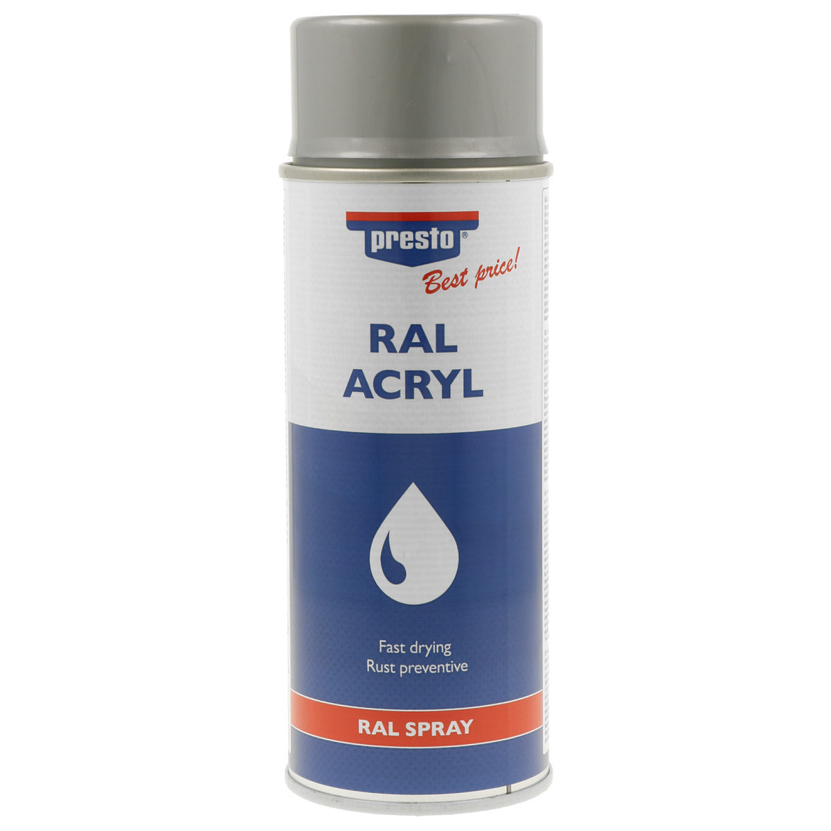 PEINTURE RAL9006 BLANC ALUMINIUM BEST PRICE 400ML PRESTO
