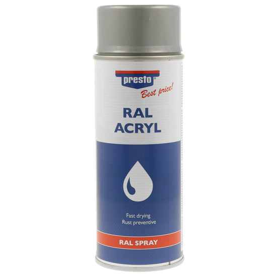 PEINTURE RAL9006 BLANC ALUMINIUM BEST PRICE 400ML PRESTO