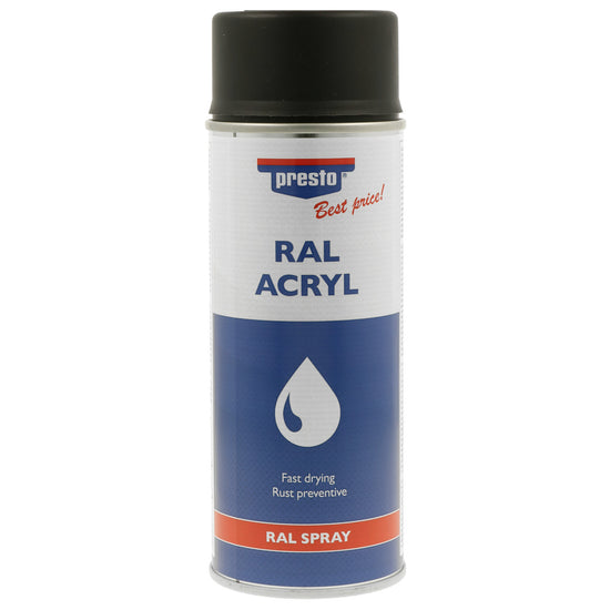 PEINTURE RAL9005 NOIR MAT BEST PRICE 400ML PRESTO