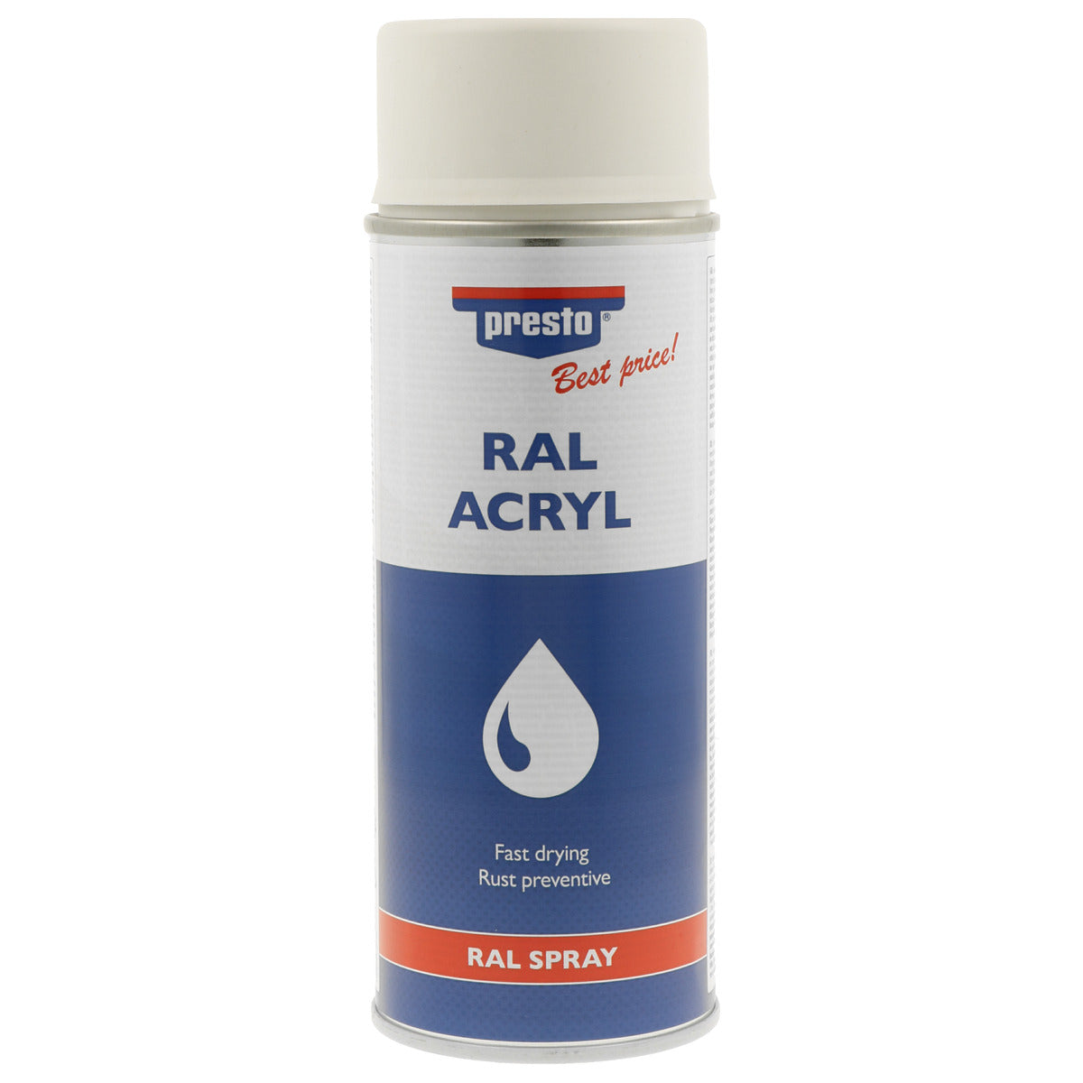 PEINTURE RAL9010 BLANC MAT 400ML PRESTO
