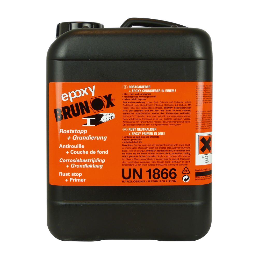 ANTIROUILLE + COUCHE DE FOND EPOXY 5L BRUNOX