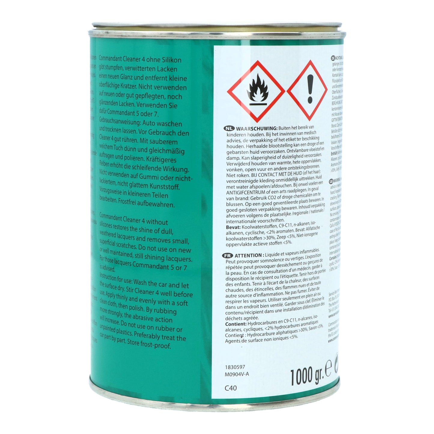 PATE ABRASIVE COMMANDANT C40  NR.4 1KG