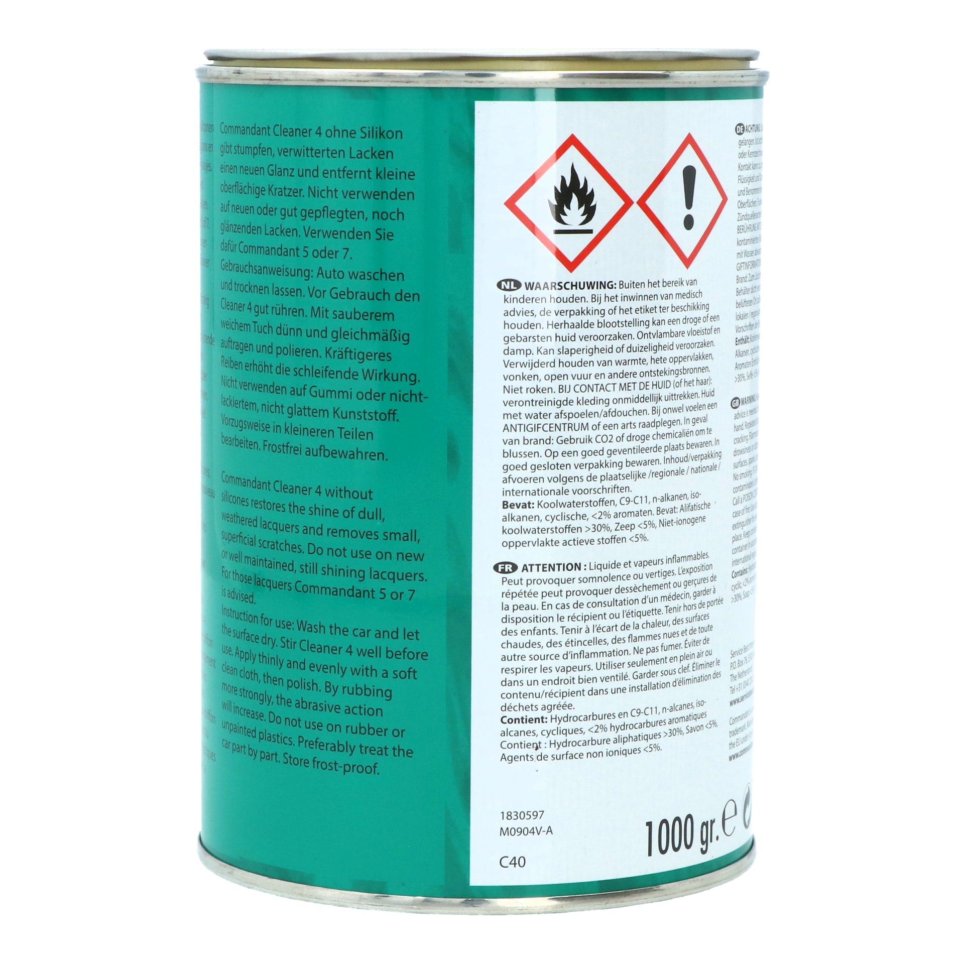 PATE ABRASIVE COMMANDANT C40  NR.4 1KG