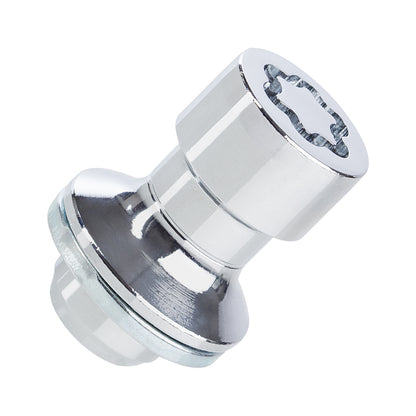 4 ECROUS ANTIVOL SU MCGARD M12X1.5/ PLAT/ LONG. 42.2MM/ Ø17MM