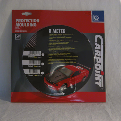 MOULURE DE DECORATION UNIVERSELLE CHROME 6MM X 8M