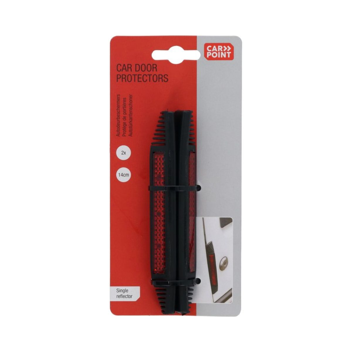 PROTEGE PORTIERES 14CM NOIR SIMPLE 2PCS