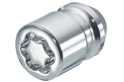 4 ECROUS ANTIVOL SU MCGARD 7/16X20/ 60°/ LONG. 37MM/ Ø19MM