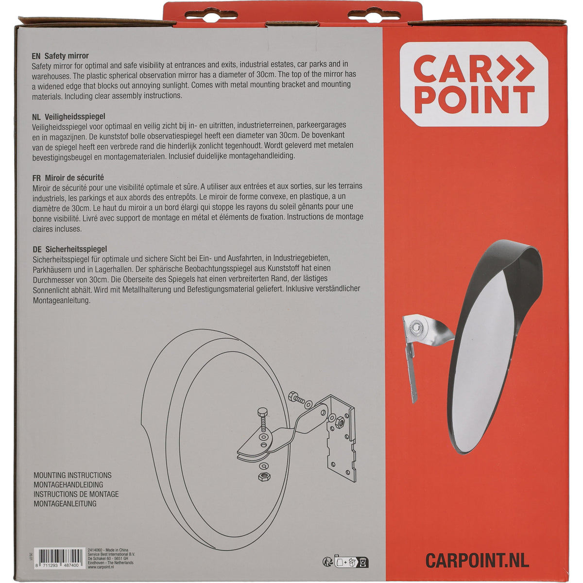 MIROIR DE PARKING Ø30CM