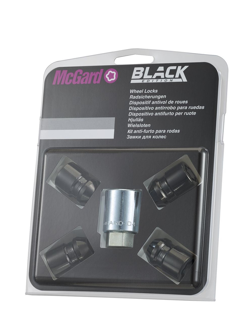 4 ECROUS ANTIVOL SUB MCGARD M12X1.25/ 60°/   Ø21 MM