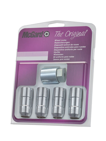 4 ECROUS ANTIVOL SU MCGARD 1/2X20/ 60°/ LONG. 42MM/ Ø19MM