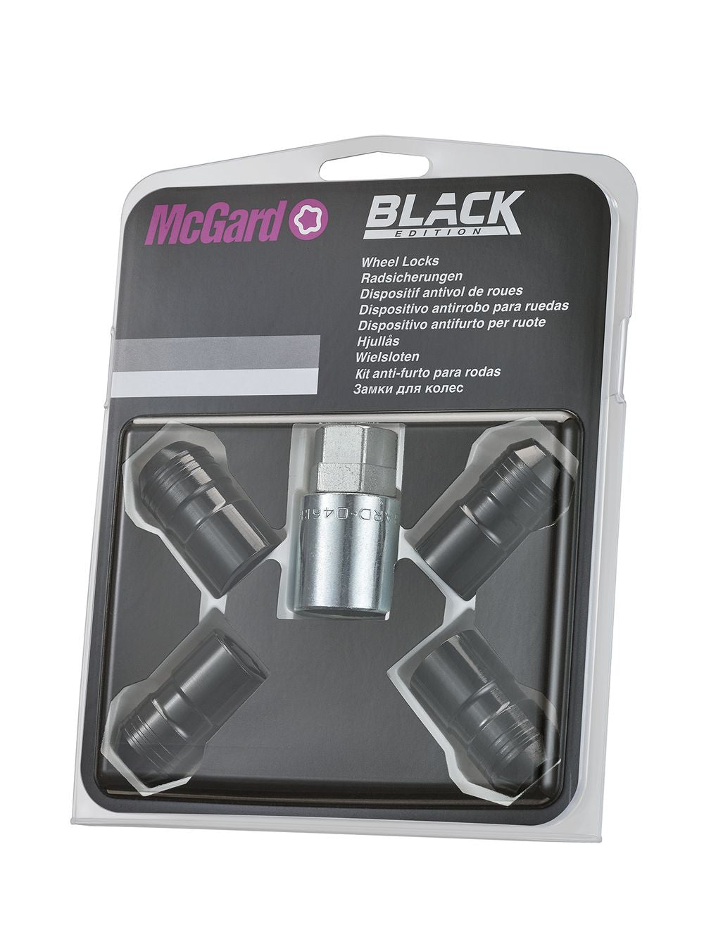 4 ECROUS ANTIVOL SUB MCGARD M14X1.5/ 60°/    Ø21 / 22 MM