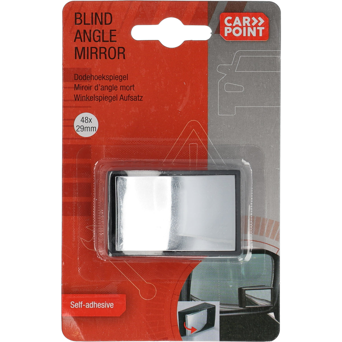 RETROVISEUR D'ANGLE MORT ADHESIF 4.8X2.9CM REGLABLE CARPOINT