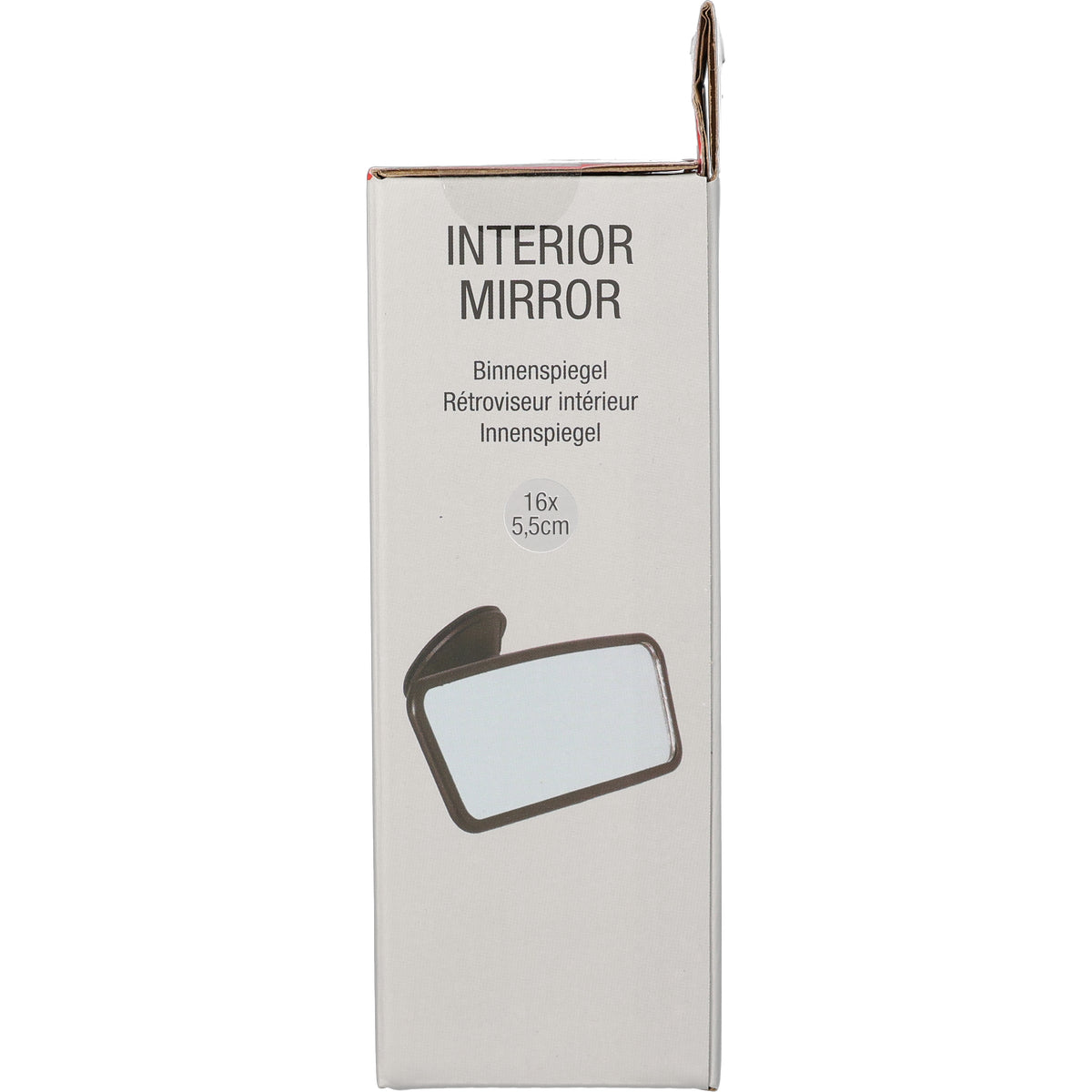RETROVISEUR INTERIEUR AVEC VENTOUSE 15.2X5.4CM