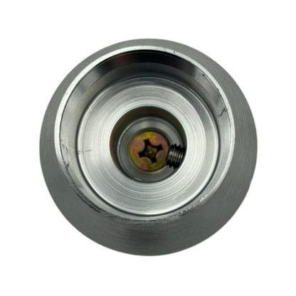 POMMEAU UNIVERSEL ALUMINIUM/CUIR NOIR (HORS BAGUE MARCHE AR)