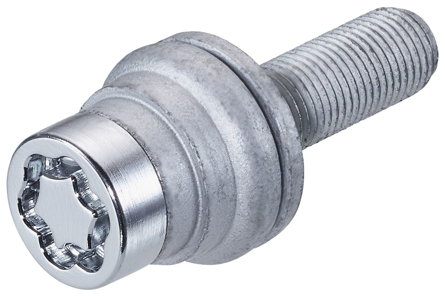 4 VIS ANTIVOL SU MCGARD M12X1.25/ PLAT/ LONG. 35.3MM/ Ø19MM