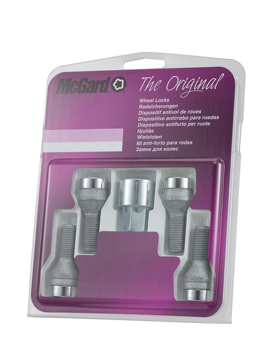 4 VIS ANTIVOL SU MCGARD M12X1.5/ 60°/ LONG. 20.6MM/ Ø21MM