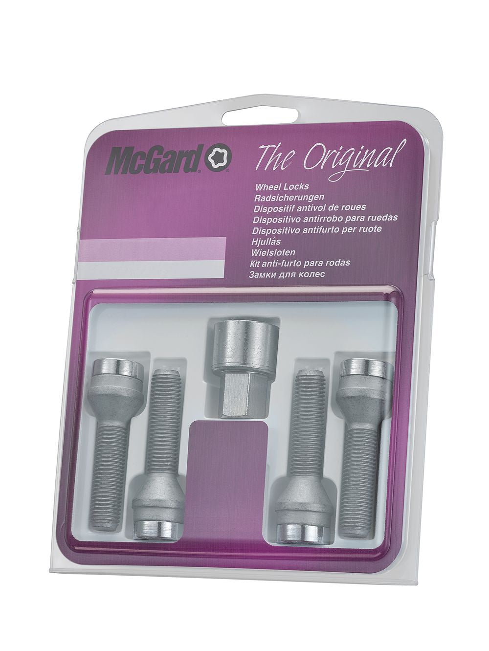 4 VIS ANTIVOL SU MCGARD M14X1.5/ 60°/ LONG. 40MM/ Ø17MM