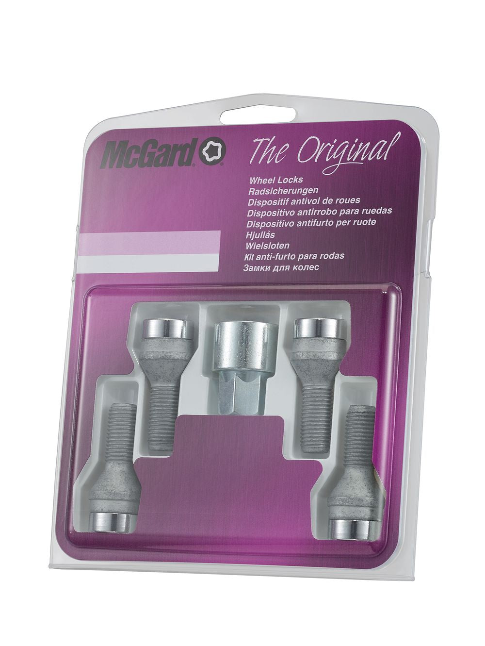 4 VIS ANTIVOL SU MCGARD M12X1.25/ 60°/ LONG. 30.5MM/ Ø17MM