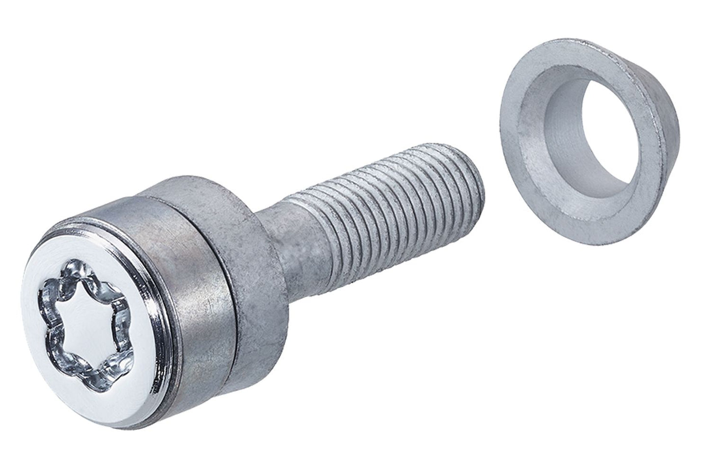 4 VIS DECALEES SL MCGARD M12X1.25/ 60°/ LONG. 30MM/ Ø17MM