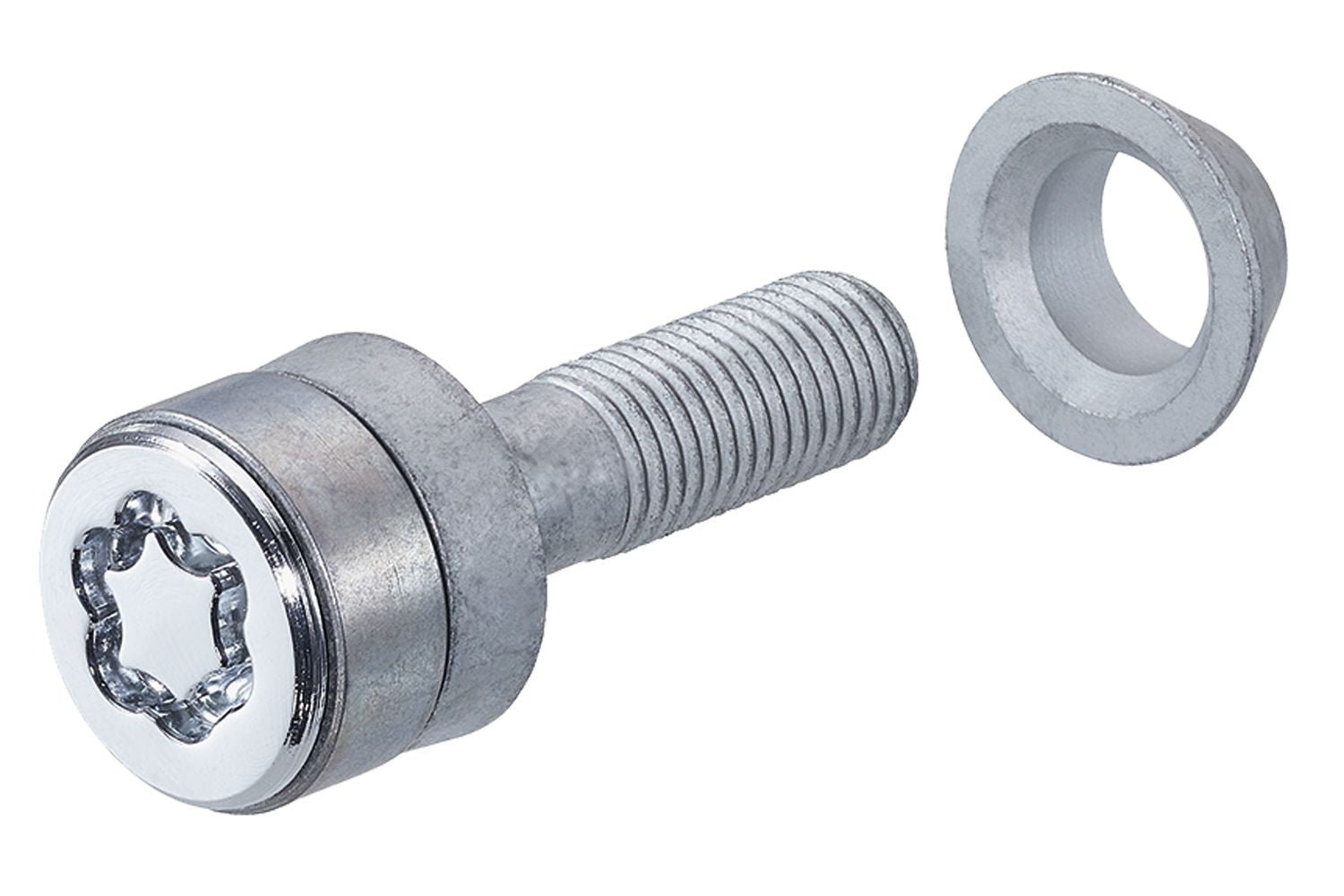 4 VIS DECALEES SL MCGARD M12X1.25/ 60°/ LONG. 30MM/ Ø17MM