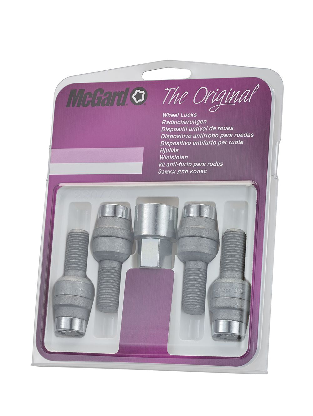 4 VIS ANTIVOL SU MCGARD M14X1.5/ R14/ LONG. 28.3MM / Ø19MM
