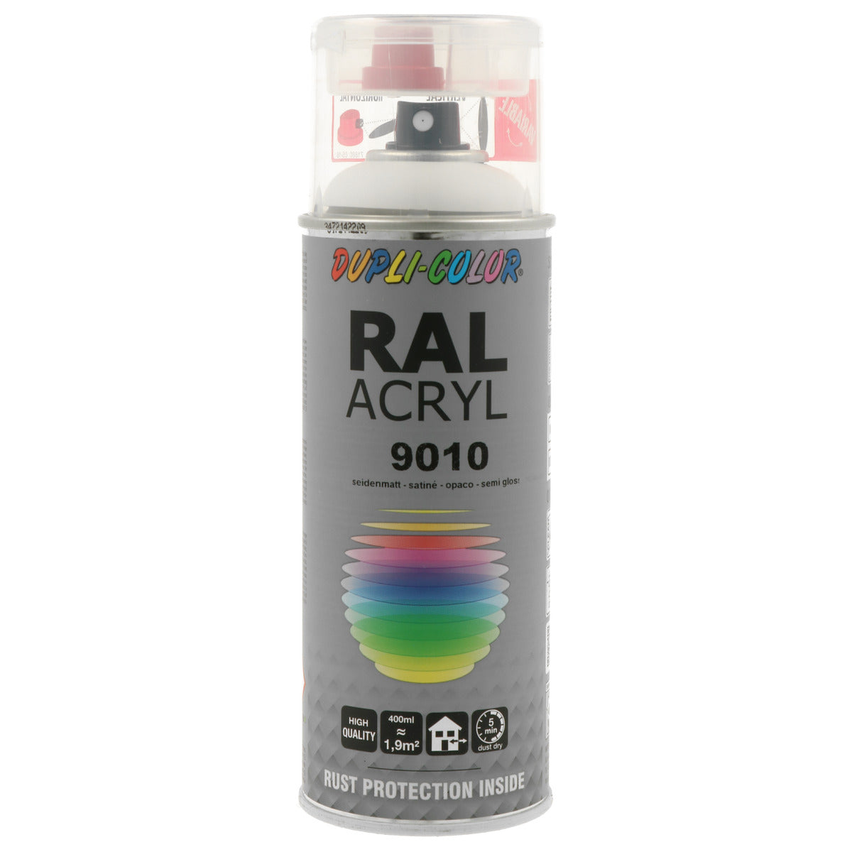 PEINTURE ACRYL RAL9010 BLANC PUR SAT 400ML DUPLI COLOR