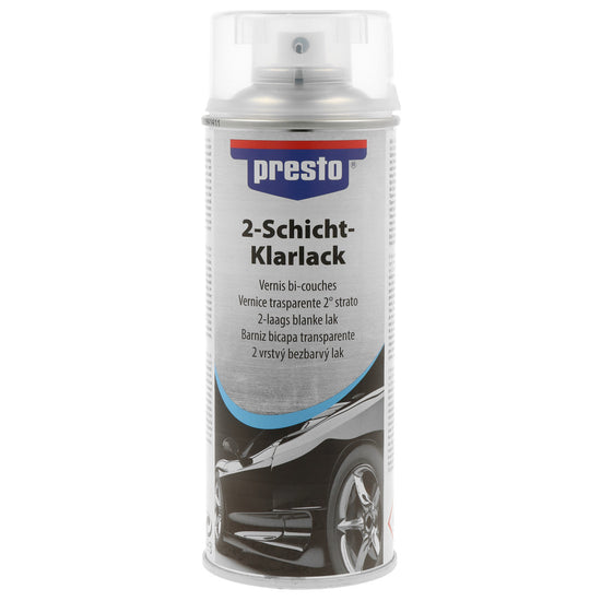 VERNIS TRANSPARENT 2 COUCHES 400ML PRESTO