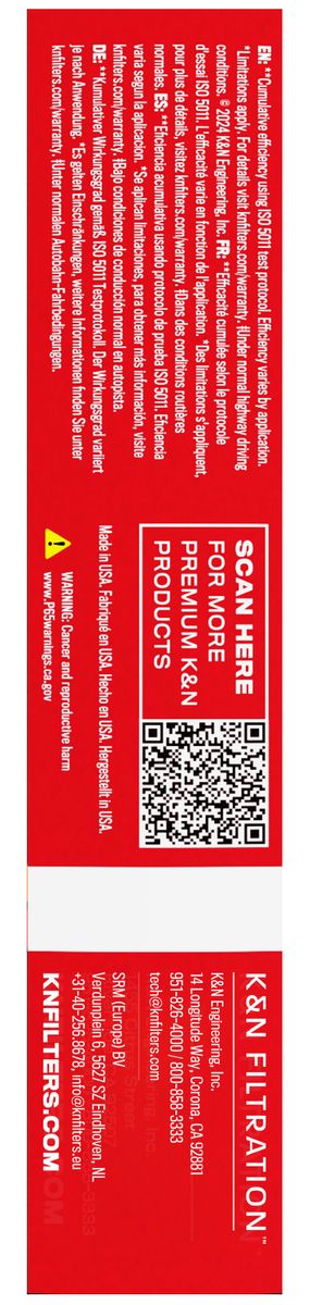 FILTRE A AIR DE REMPLACEMENT 33-3191 K&N