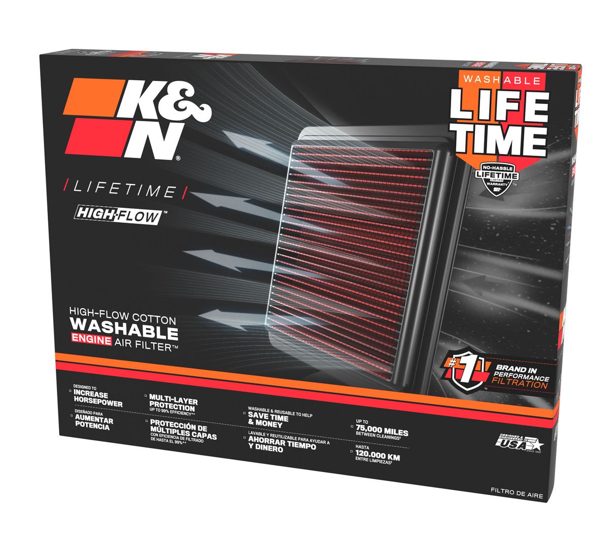 FILTRE A AIR DE REMPLACEMENT 33-5149 K&N