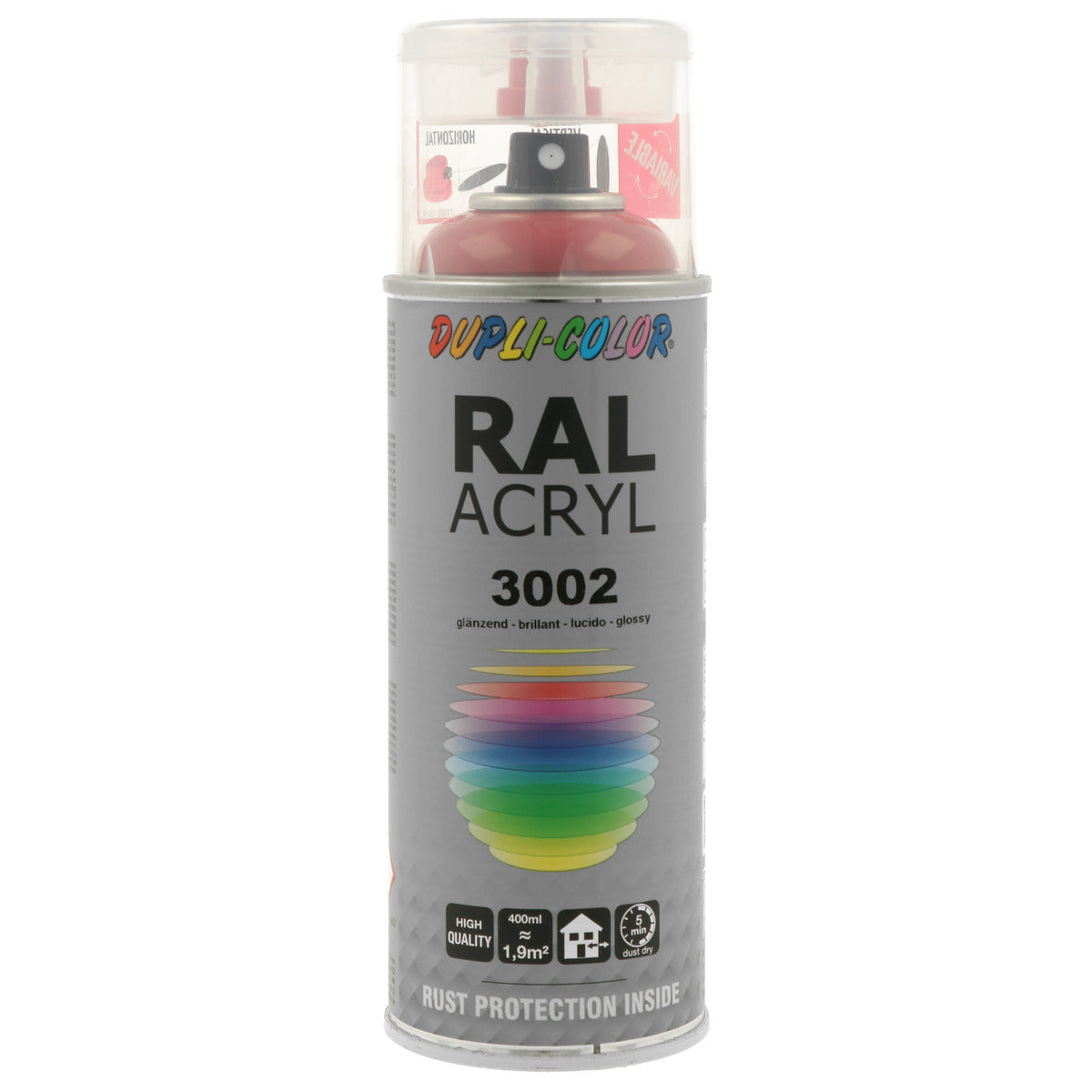 PEINTURE ACRYL RAL3002 BRILLANT 400ML DUPLI COLOR