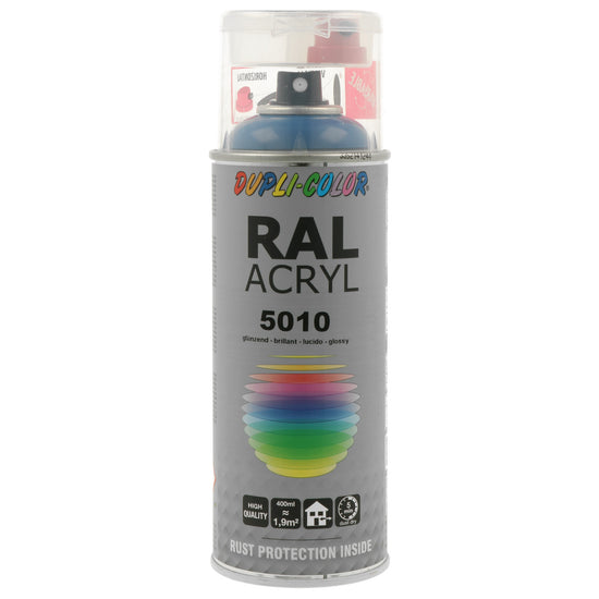 PEINTURE ACRYL RAL5010 BLEU 400ML DUPLI COLOR