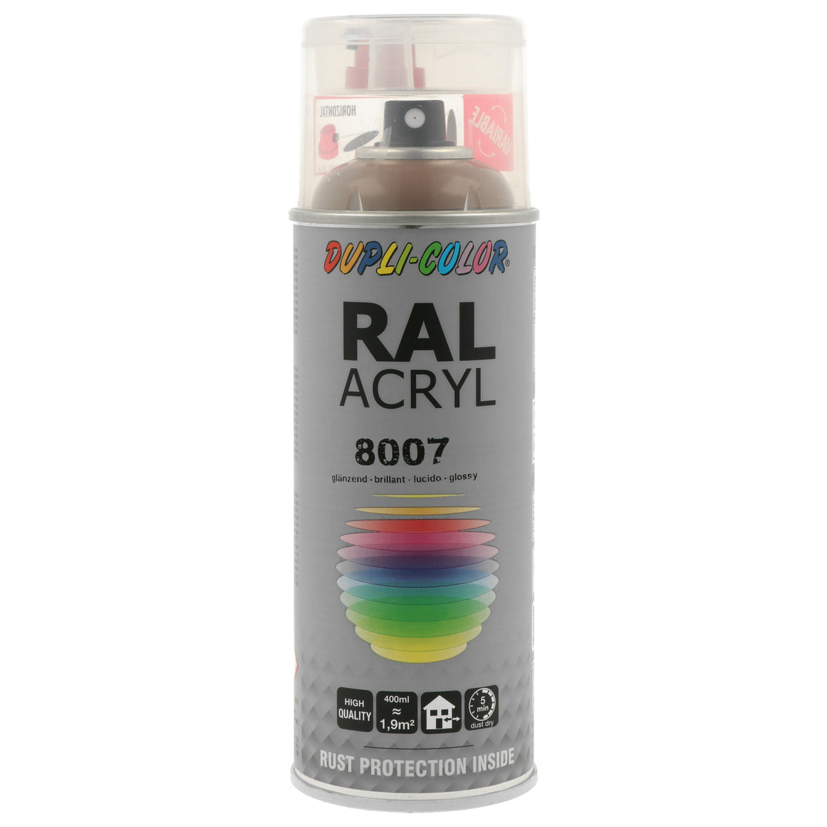 PEINTURE ACRYL RAL8007 MARRON DAIM BRILLANT 400ML DUPLI COLOR