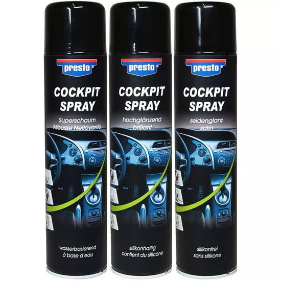 NETTOYANT PLASTIQUE BRILLANT 600ML PRESTO