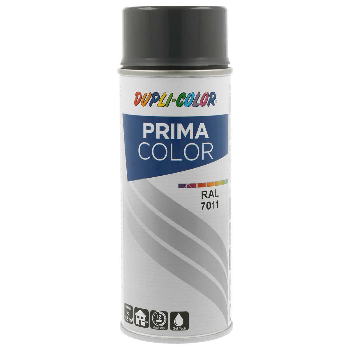 PEINTURE PRIMA RAL7011 GRIS FONTE BRILLANT 400ML DUPLI COLOR
