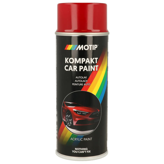 PEINTURE ACRYLIQUE KOMPAKT 41196 ROUGE METALLISE BRILLANT 400ML MOTIP