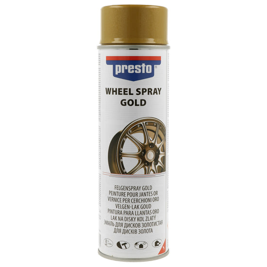 PEINTURE POUR JANTES OR AEROSOL 500ML PRESTO