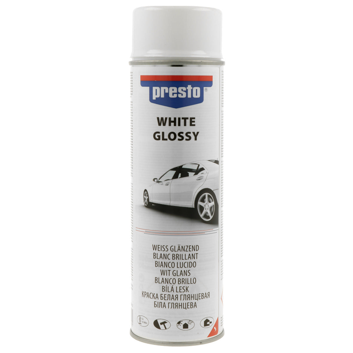 PEINTURE BLANC MAT AEROSOL 500ML PRESTO