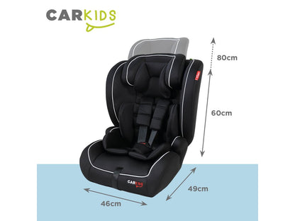 SIEGE ENFANT 76-150CM NOIR ISIZE R129 CAR KIDS