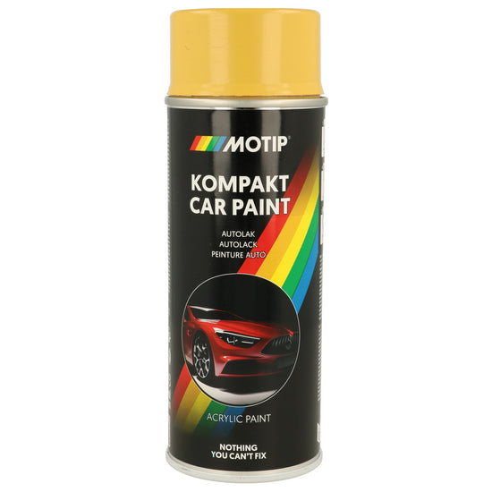 PEINTURE ACRYLIQUE KOMPAKT 43400 JAUNE BRILLANT 400ML MOTIP
