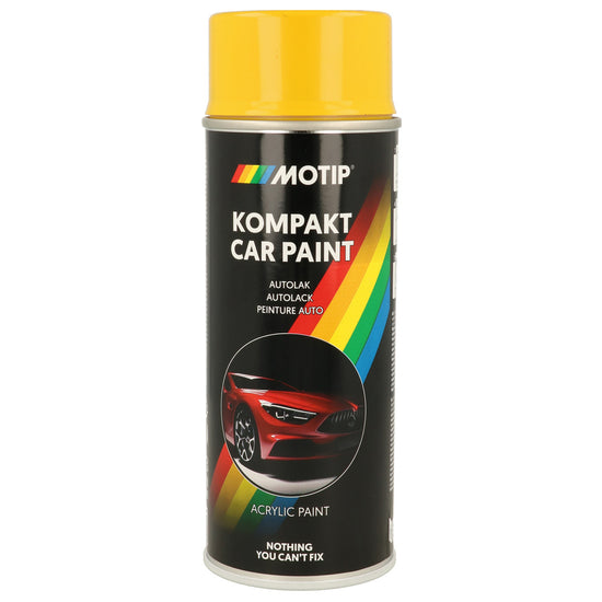 PEINTURE ACRYLIQUE KOMPAKT 43600 JAUNE BRILLANT 400ML MOTIP