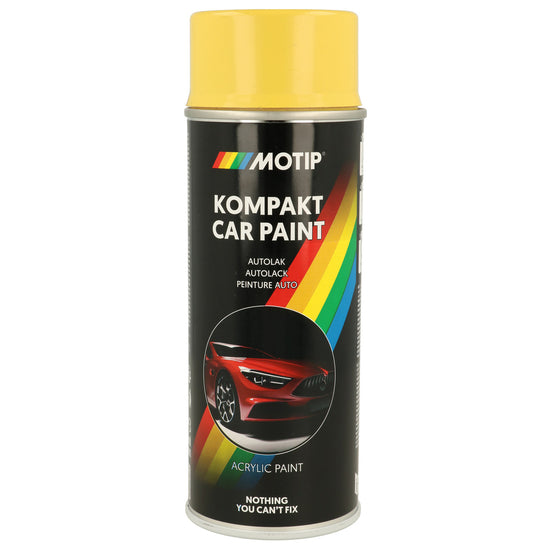 PEINTURE ACRYLIQUE KOMPAKT 43790 JAUNE BRILLANT 400ML MOTIP